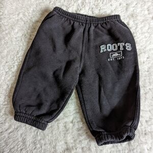 BABY ROOTS sweatpants black s 3-6 months